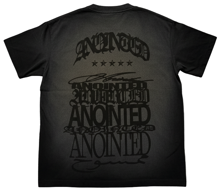 ANOINTED Wild West oversized t-shirt – back print detail
