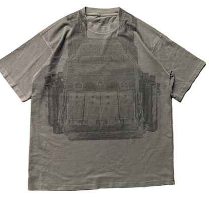 ANOINTED Vest t-shirt – armor-inspired graphic print front